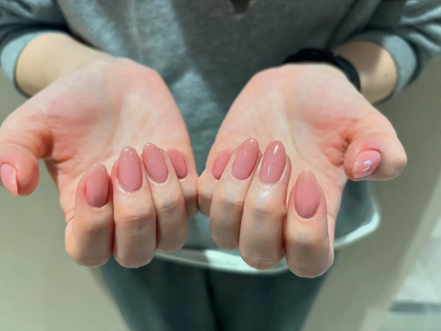 フラッシュパウダーを混ぜたオリジナルカラー🩷🎨