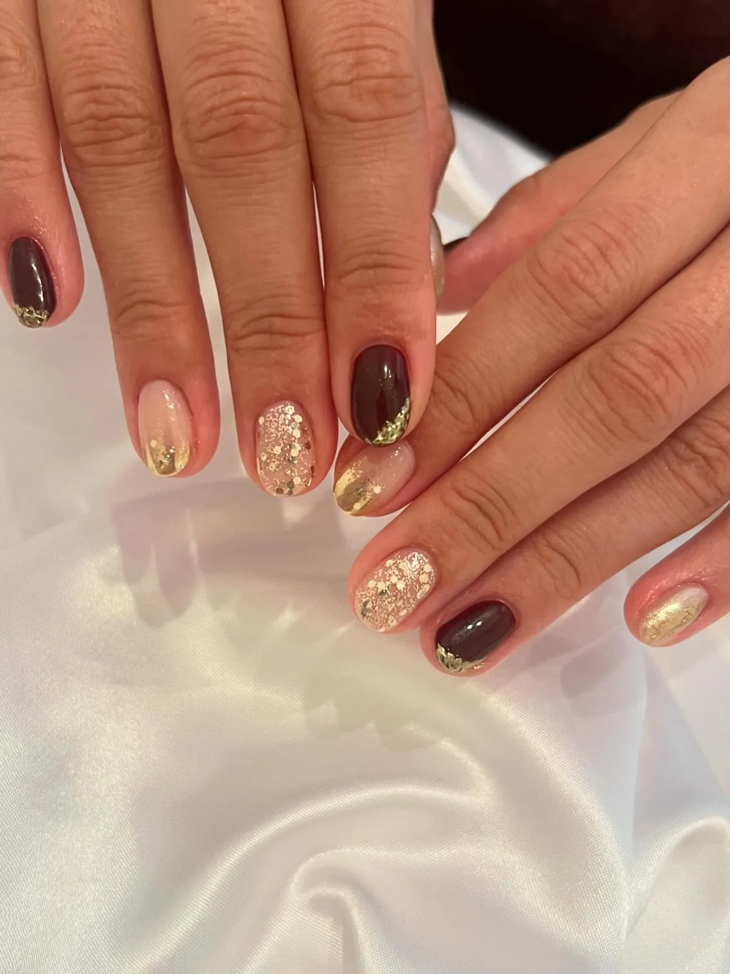 9月に入ってボルドーやる方増えました🍷✨